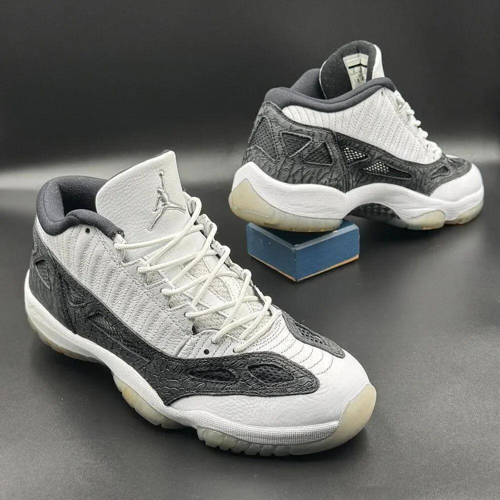Air Jordan 11 Retro Low IE 'White Black'